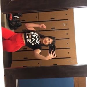 Alphalete red leggings